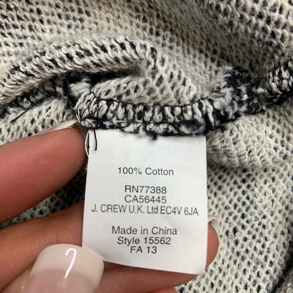 MADEWELL Black Marled Shadowtree Pullover Top sz M - Picture 4 of 7